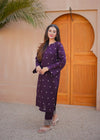 Zafa Lawn Emb Co-ord Set