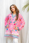 Pink Floral Digital Print 2pc