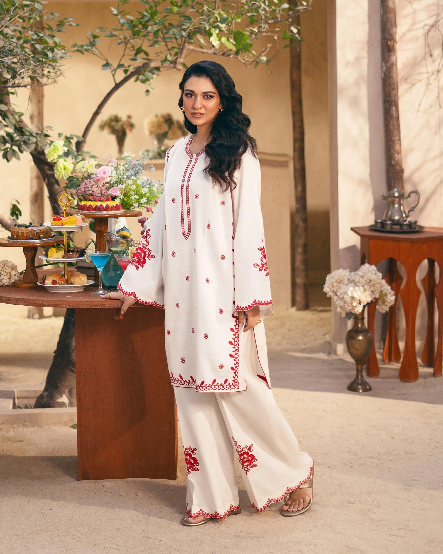 Embroidery dresses