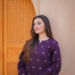 Zafa Lawn Emb Co-ord Set
