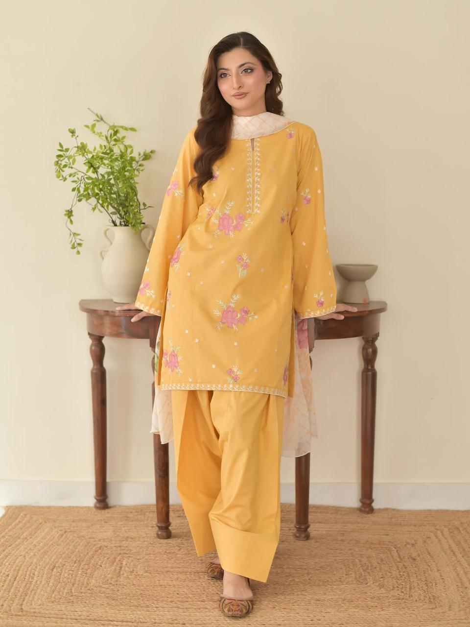 Sunaina Emb 3pc