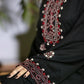 Black Luxe Emb 2pc - Riwaiti Rang