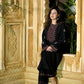 Black Luxe Emb 2pc - Riwaiti Rang
