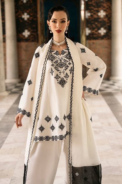Juna Lawn Emb 3pc - Riwaiti Rang