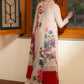 Komal Printed with Handwork 3pc