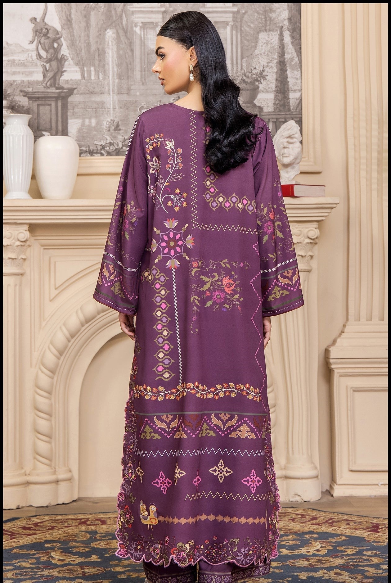 Nusrat Printed 2pc Poly Lawn